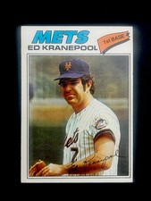 1977 Topps Baseball #201 Ed Kranepool (Mets) NM+