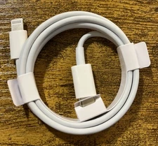 3-ft USB-C to 8 Pin Connector Charging Cable (for Apple), White Fast Charging