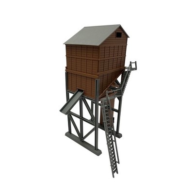 Bachmann Plasticville Coaling Station Tower O Gauge Railroad Model Building