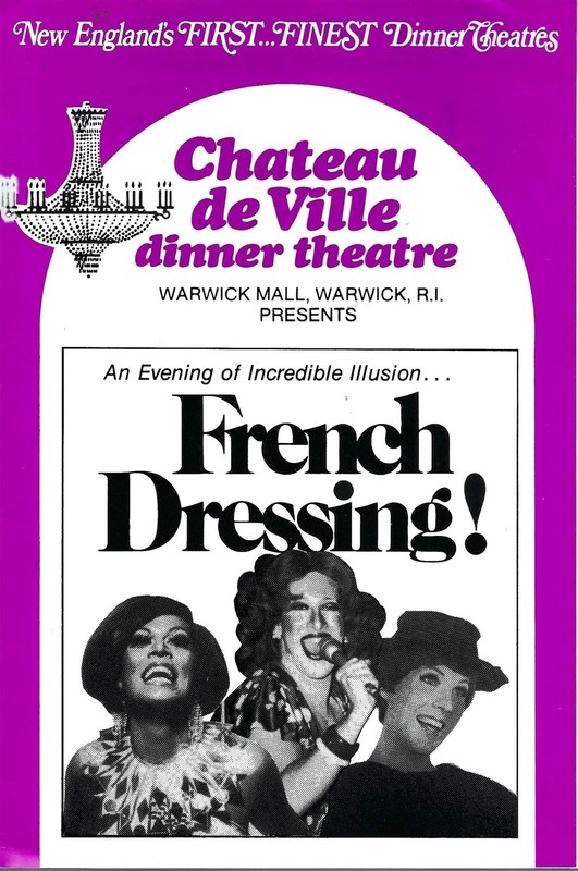 French Dressing! Playbill, Chateau de Ville Dinner Theatre, 1974, Gay Interest
