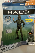 Halo Master Chief Costume Halloween Boys Medium Size 8-10