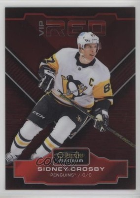2022 O-Pee-Chee Platinum VIP Red Achievement 26/50 Sidney Crosby #VIPRA-SC 0y85