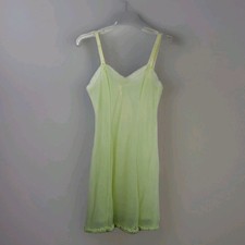Vintage 1960s Sheer Nylon Chiffon Double Layer Babydoll Nighty Lingerie - Sz 38