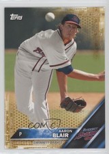 2016 Topps Pro Debut Gold 34/50 Aaron Blair #93 sh7