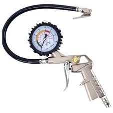 Tire Inflator With Pressure Gauge 0-220psi Dial Wheel Air Tire Pressure Gaug