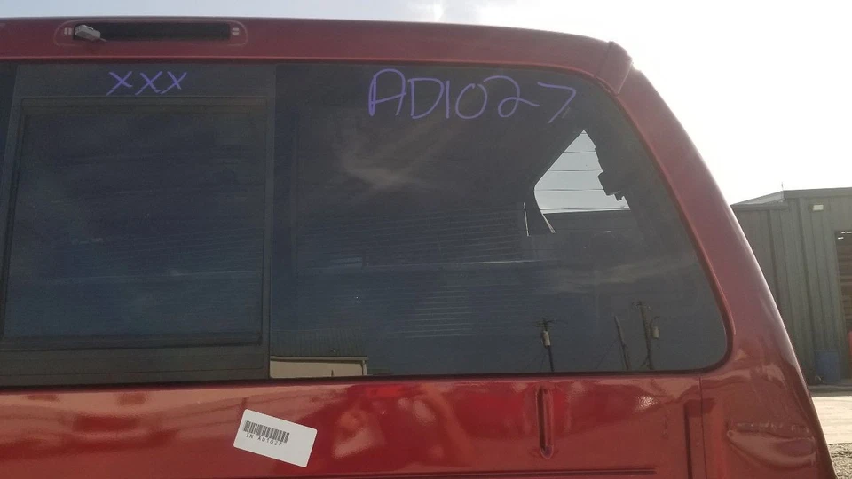 13 FORD F250 SUPER DUTY POWER SLIDING CENTER REAR BACK GLASS WINDOW - Image 3 of 4