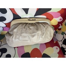 Vintage Italy Leather Clutch Purse/ 1960s - 70s Purse Retro Evening Bag Handbag
