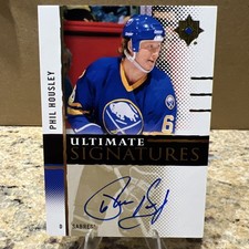 2024-25 Upper Deck Ultimate Signatures Phil Housley AUTO Buffalo Sabres ON CARD!