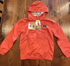NWT Avalanche Youth Packable Quarter Zip Hooded Rain Wind Jacket Small 7/8 