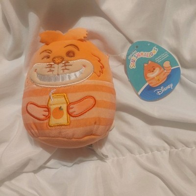 Neu mit Etikett Squishmallows Disney Mystery Squad Grinsekatze Orangensaft Stofftier Lächeln