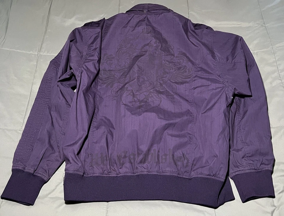 Live Mechanics Jacket Men Size 3XL Purple Full Zip Pockets - Image 2 of 4