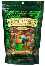 Lafeber Tropical Fruit Nutri-Berries Parrot Food 10 oz Nutritious Foraging Fun