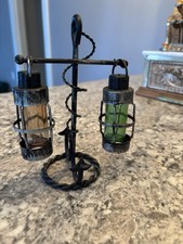 Vintage Nautical Salt & Pepper Lanterns Shaker 3 Peice set