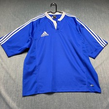 Adidas Mens Soccer Jersey Size XL Blue White ...