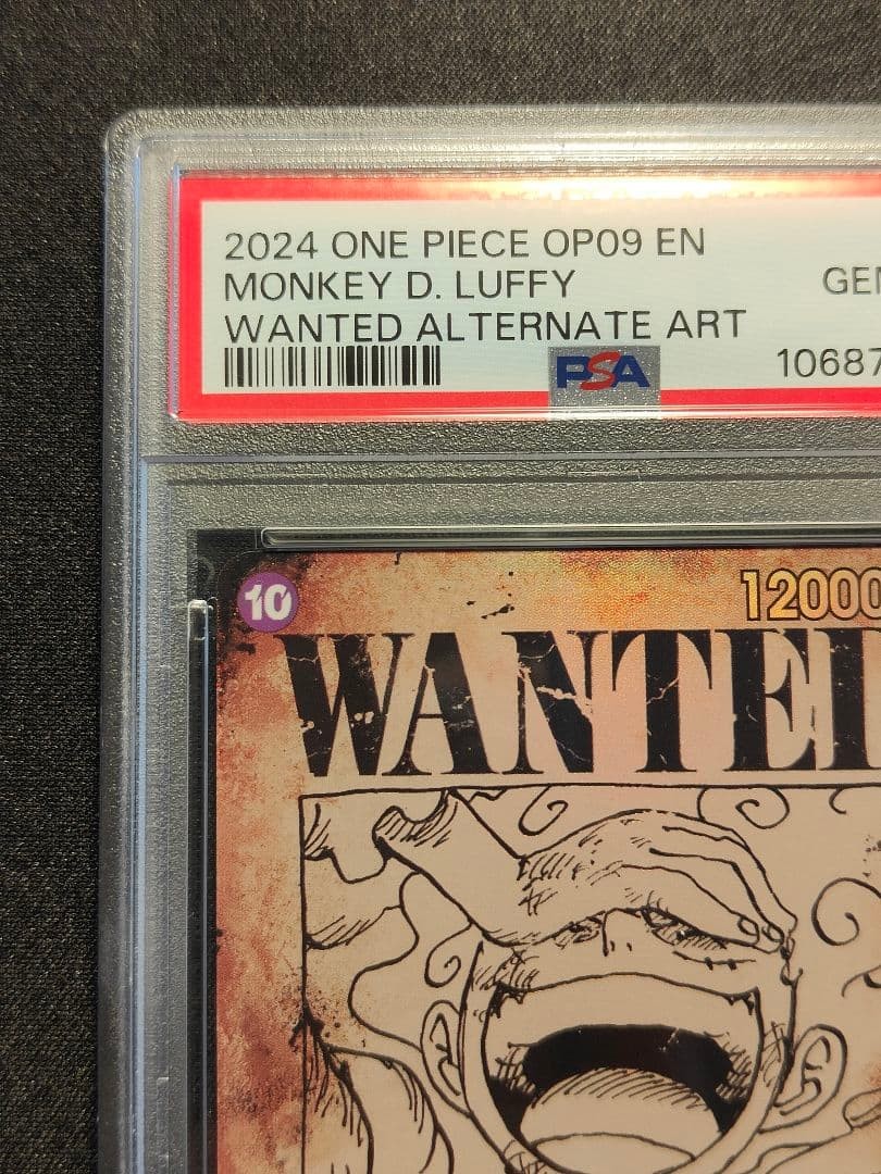 PSA10 one piece card [English Version] Monkey D. Luffy Wanted
