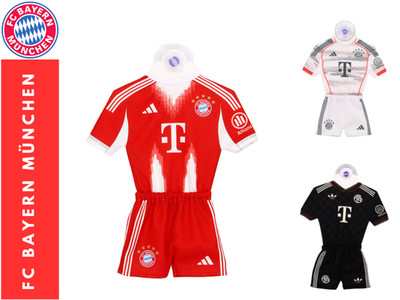 FC Bayern München Auto Mini Kit 2025-26 mit Saugnapf offizielles Lizenzprodukt