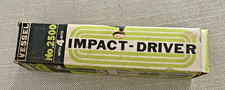 Vintage Manual Impact Driver Set w/ Case & 3 Bits Tool/ Vessel 2500