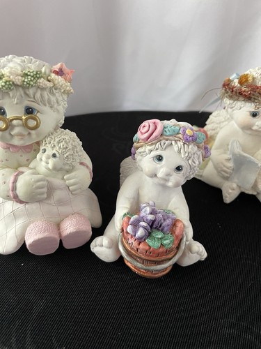 Lot Of 5 Dreamsicle Cherubs No Boxes - Picture 3 of 13