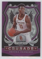 2020-21 Panini Prizm Draft Picks Crusade Purple 13/75 Onyeka Okongwu #85 0b2