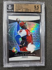 🌟 2009 Bowman Sterling WBC Aroldis Chapman Refractor Jersey RC #/199 BGS 9.5
