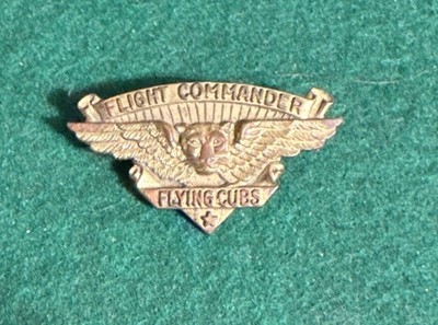 1932 Brass Cocomalt Flying Cubs Flight Commander Wings NBC Radio Show