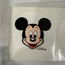Vintage Disney Mickey Mouse Sticker Lot 15 Walt Disney World 1991 Park Souvenirs