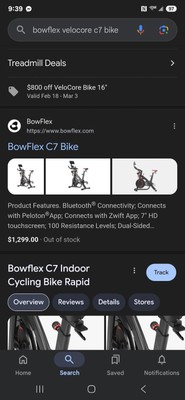 Bowflex C7 Indoor Cycling Bike | Used: Excellent Condition | Local Pickup