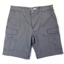 Carhartt Cargo Shorts Mens 40 Gray Relaxed Fit Utility Workwear Outdoor Pockets