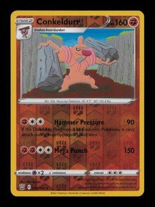 Conkeldurr 075/163 Reverse Holo Rare Battle Styles Pokemon TCG