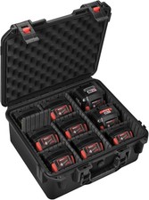 Storage Case Milwaukee M18 M12 Battery Waterproof  Shockproof Box Power Tool