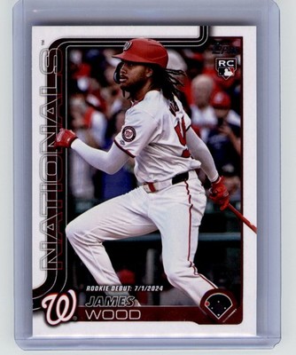 2025 Topps Update #US218 James Wood Washington Nationals