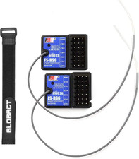 Flysky FS-BS6 6-Channel 2.4GHz AFHDS2A Receiver for RC Car  Boat 2 Pack 