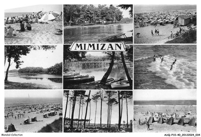 AUQP10-0784-40 MIMIZAN De G A D L'heure Du Bain Camping La Grande