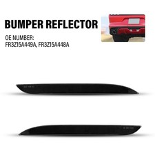 Rear Warning Reflectors Smoked For 2015-2017 Ford Mustang Exterior Body Parts