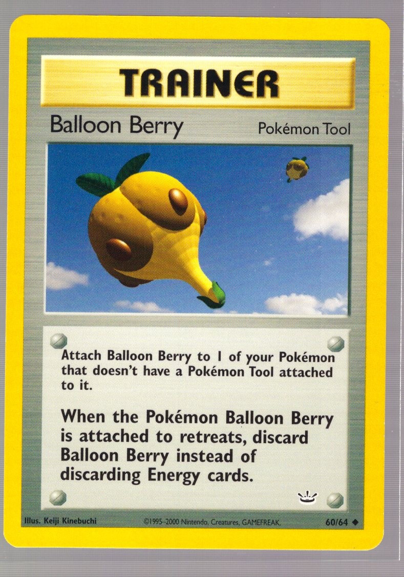 Pokemon Balloon Berry 60/64 Neo Revelation 2000 WOTC