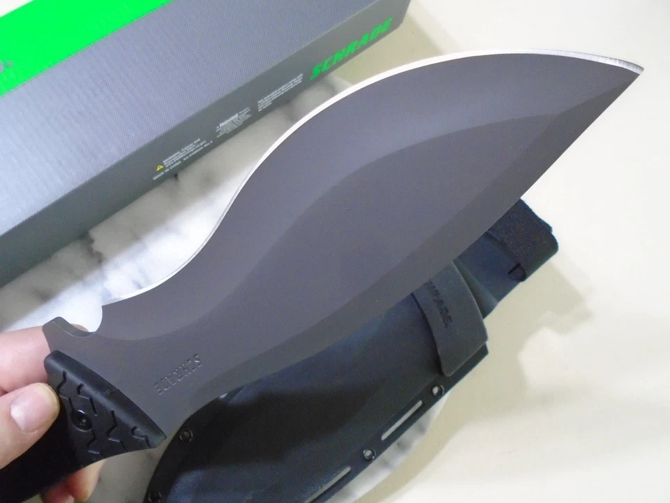 Cuchillo Bowie recurvo hoja fija Schrade Little Ricky Full Tang 8Cr13MoV SCHF28 Foto 2 de 4