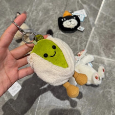 Jellycat Amuseables Horatio Pistachio Bag Charm Plush Keychain Toy Gift NWT 2025