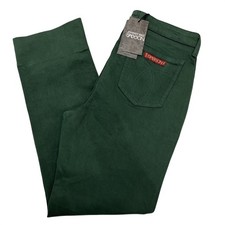 Johnny Was Sasson Jeans Sancere Straight Leg Dark Green Denim Womens 28 Casual