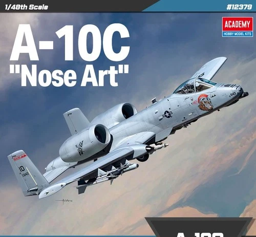 Academy 1/48 A-10C Thunderbolt II "Nose Art" Model Kit 12379