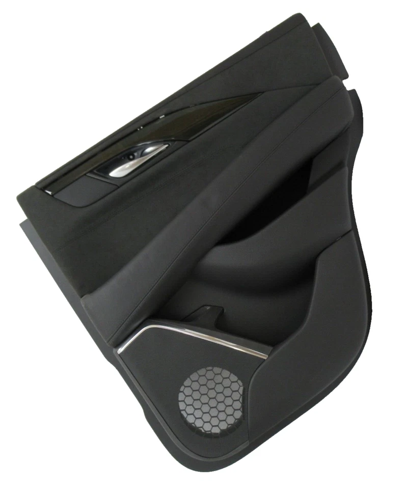 Panel de puerta trasera derecha cuero gamuza negro azabache Cadillac Escalade 2015-2020 Foto 4 de 4