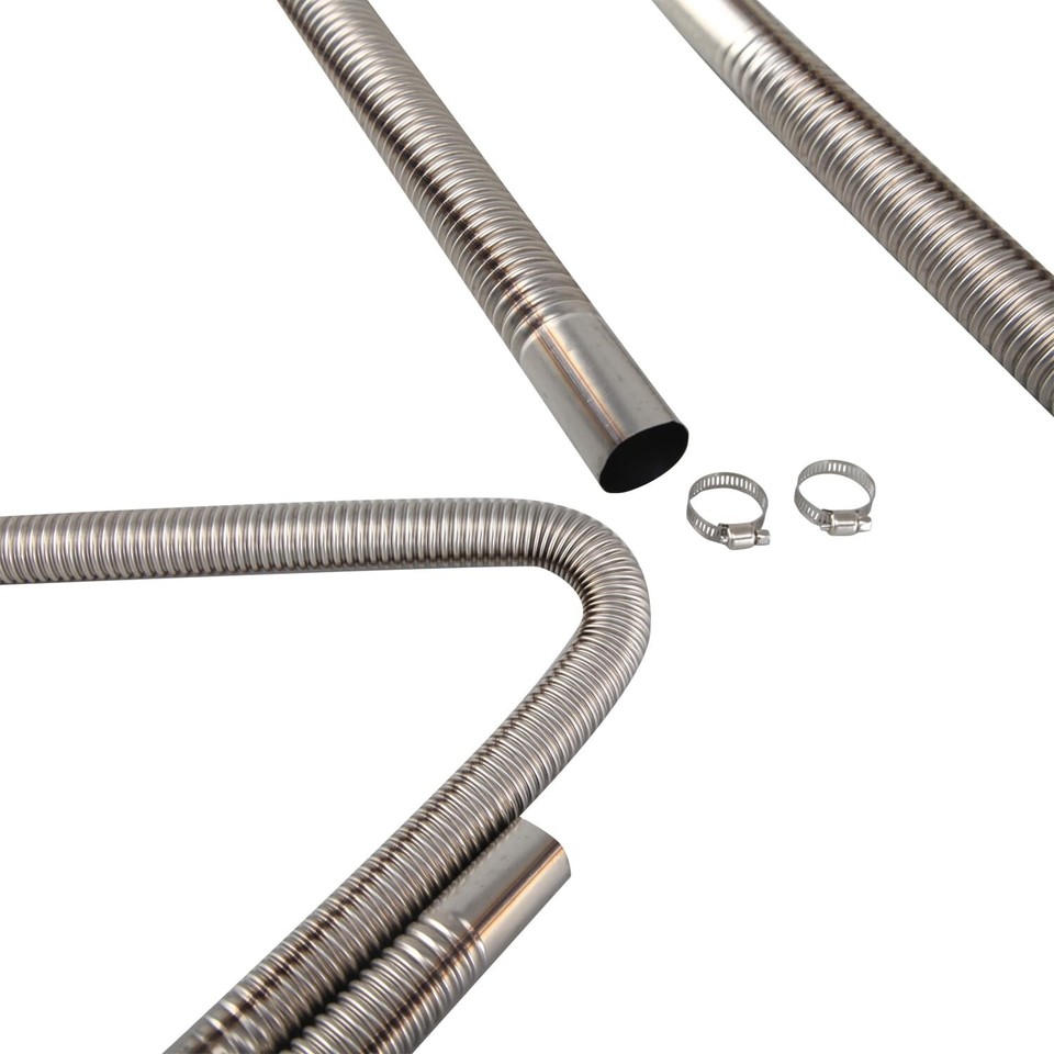 Diesel Heater Exhaust Pipe Flexible Exhaust Tubing Generator Flex