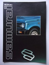 SUZUKI SAMURAI orig 1992 UK Mkt Sales Brochure