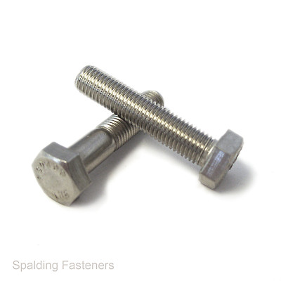 M10/10 mm Standard metrisch Zink 8,8 Klasse hochfeste Sechskantschrauben & Vollgewinde