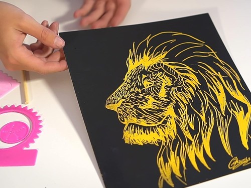 Super Bright Scratch Art - x48 Magic Scratch Boards - Scratch Art Kit with B... - Picture 6 of 9