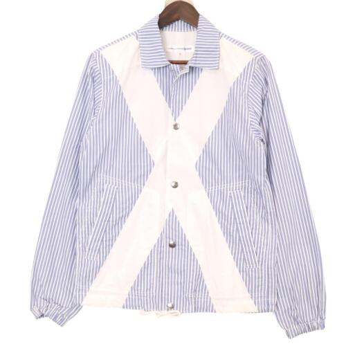 COMME des GARCONS SHIRT 19Stainless Steel S27165 Panel Stripe Shirt Jacket X... - Picture 1 of 8