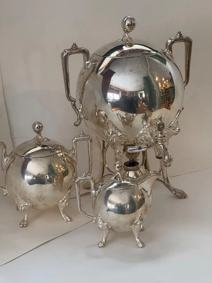 REED AND BARTON 银盘茶服务 3 件套 — 第 2/4 张图片