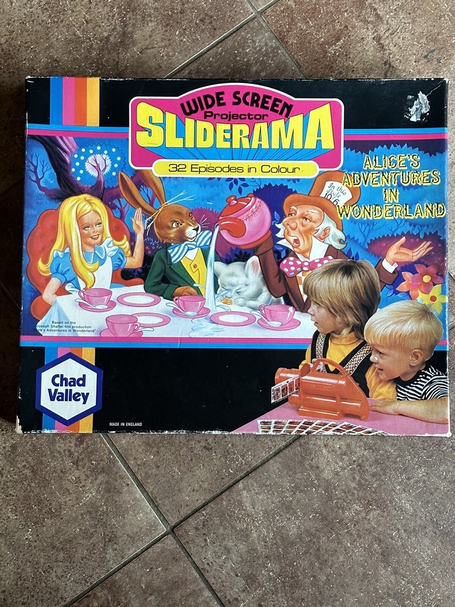 Sliderama Vintage Wide Screen Projector 32 Episodes In Color