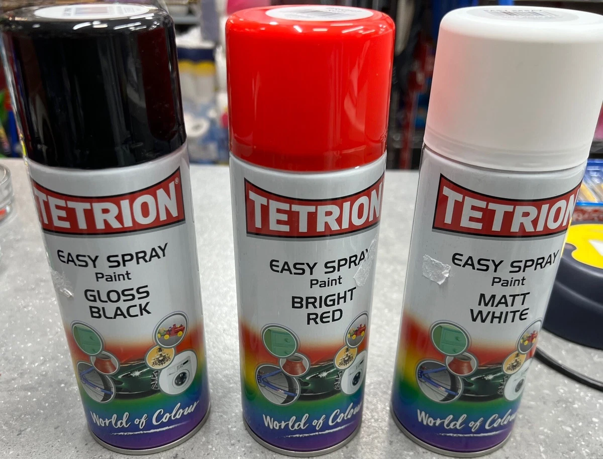 Tetrion Easy Spray Paint Brand New BRIGHT RED 400ml