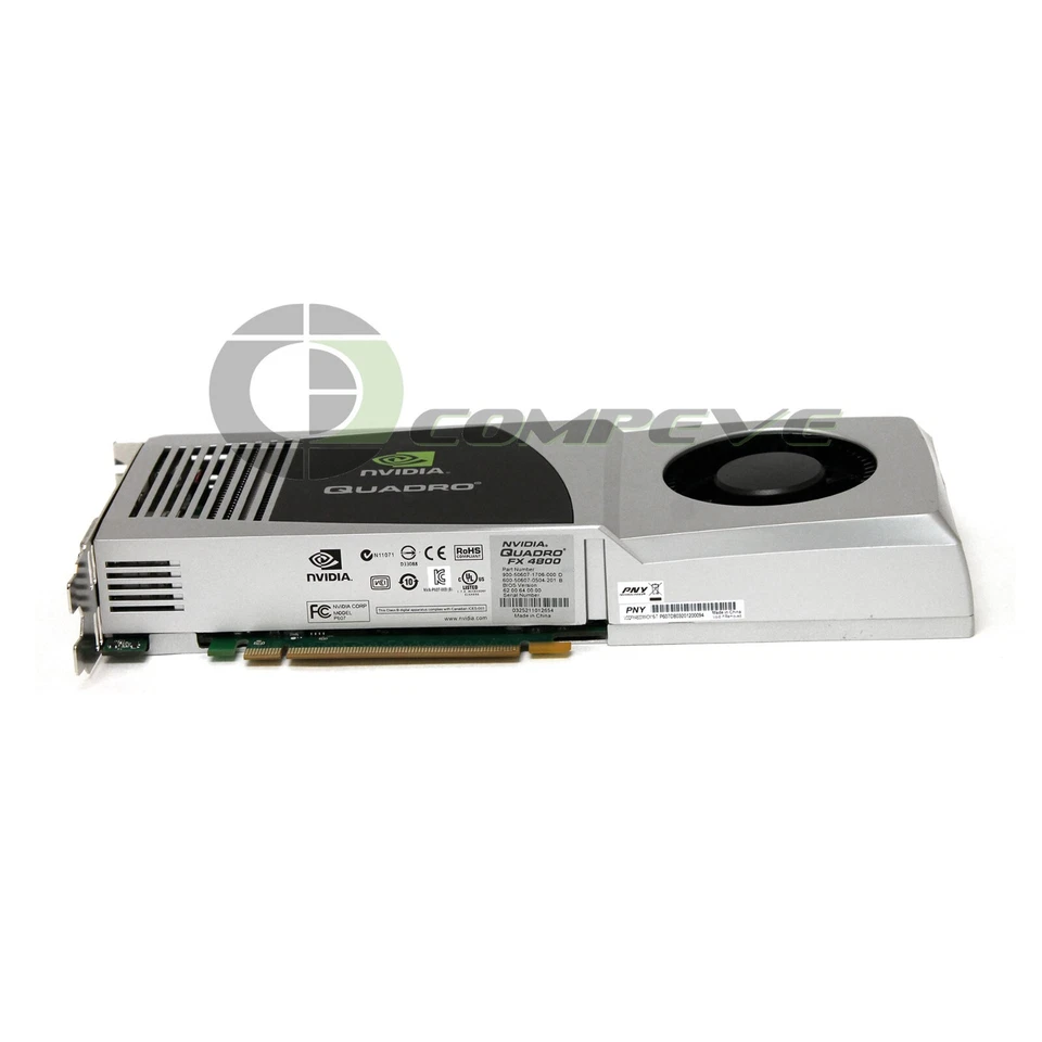 PNY nVidia Quadro FX 4800 for MAC 1.5GB DVI Video Card VCQFX4800MACX16-PB - Image 3 of 3