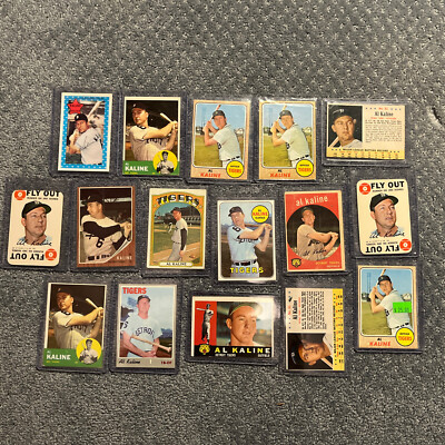Huge Lot Vintage AL KALINE MASSIVE LOT MOST EX- NM